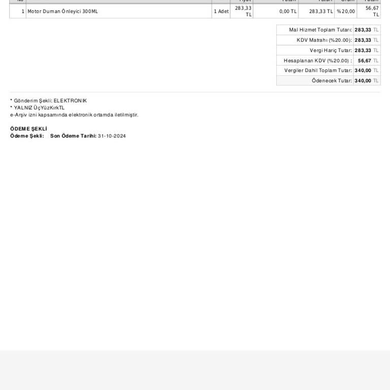 Duman Önleyici Kullanımı Sonrası Araç Sorunları