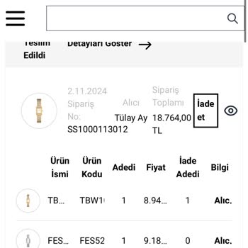 İade Edilmeyen Bileklik Ücreti Sorunu