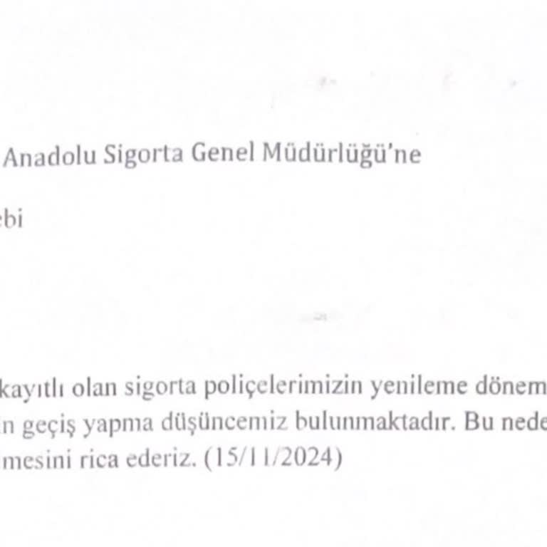 Anadolu Sigorta'nın Geciken Cevabı: Müşteri Mağduriyeti