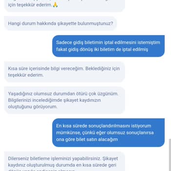 Yanlış İptal Edilen Uçuş Biletleri Mağduriyeti