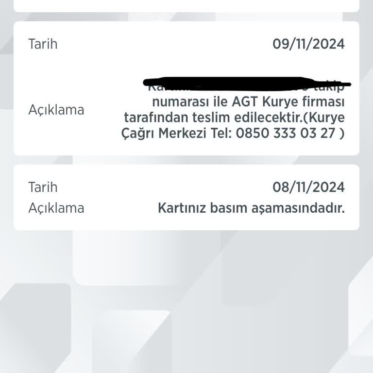 Kartımın Teslimatı Sürekli Geciktiriliyor