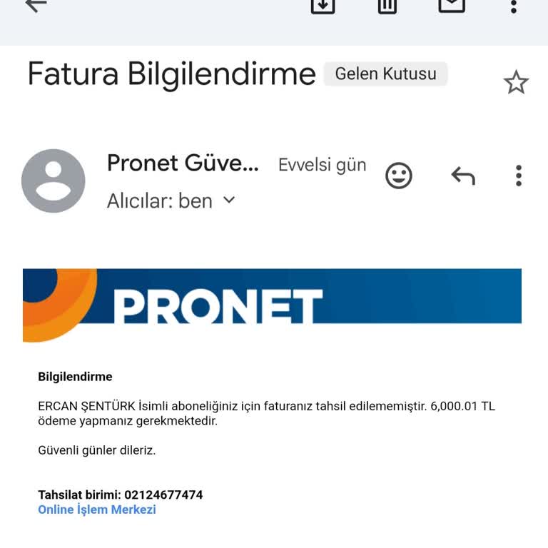 Beklenmedik Ek Ücret Şoku: Pronet Alarm Sistemleri
