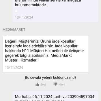 N11 Ve Media Markt İade Sürecinde Yaşanan Sorunlar