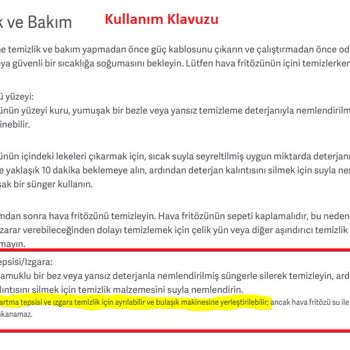Xiaomi Fritöz Servis Karmaşası Ve Sepet Sorunu