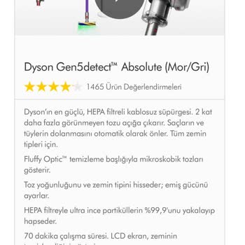 Dyson Ürününde Eksik Hediye Ve Yanıltıcı Bilgilendirme