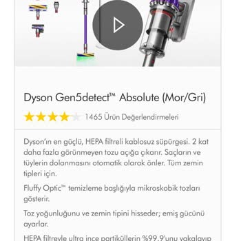 Dyson Ürününde Eksik Hediye Ve Yanıltıcı Bilgilendirme