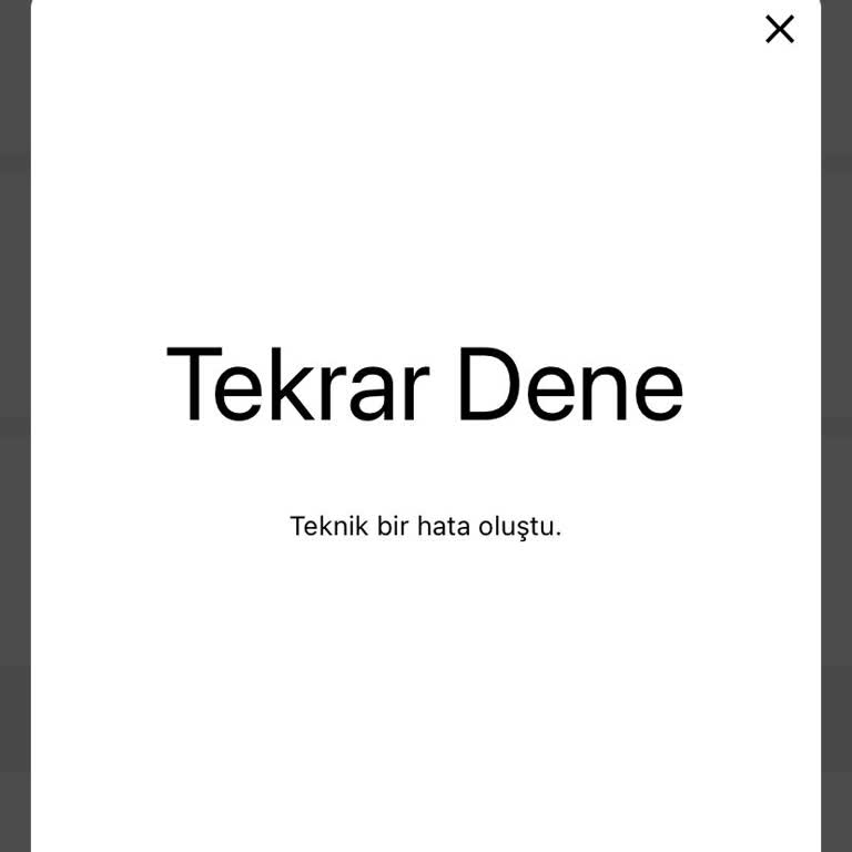 Sephora Uygulamasında Sürekli Teknik Hata