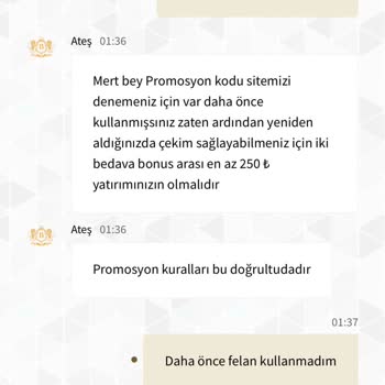 Beymenslot'ta Promosyon Kodu Ve Para Yatırım Sorunu