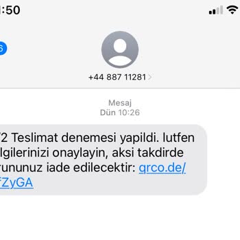 Yetkisiz Mesaj Ve Güvenlik İhlali