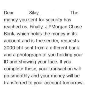 Wise and J.P. Morgan Chase Failed to Transfer My Salary to Türkiye Account