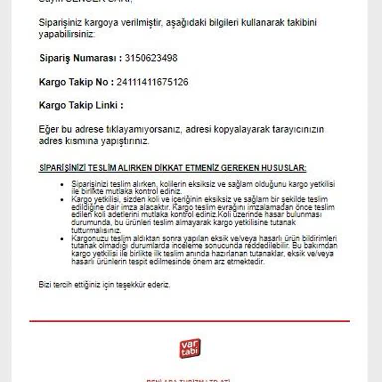 Sipariş Görünmüyor Ve Sahte Takip Numarası Sorunu