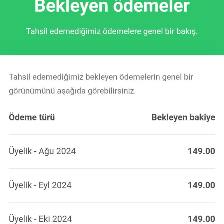 CV Hizmeti İçin Beklenmedik Borç