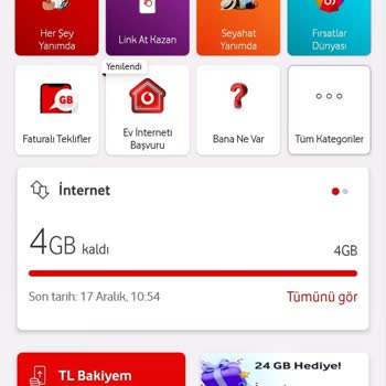 Vodafone Yanımda Uygulaması Hatası Ve Yanlış Paket Yüklemesi