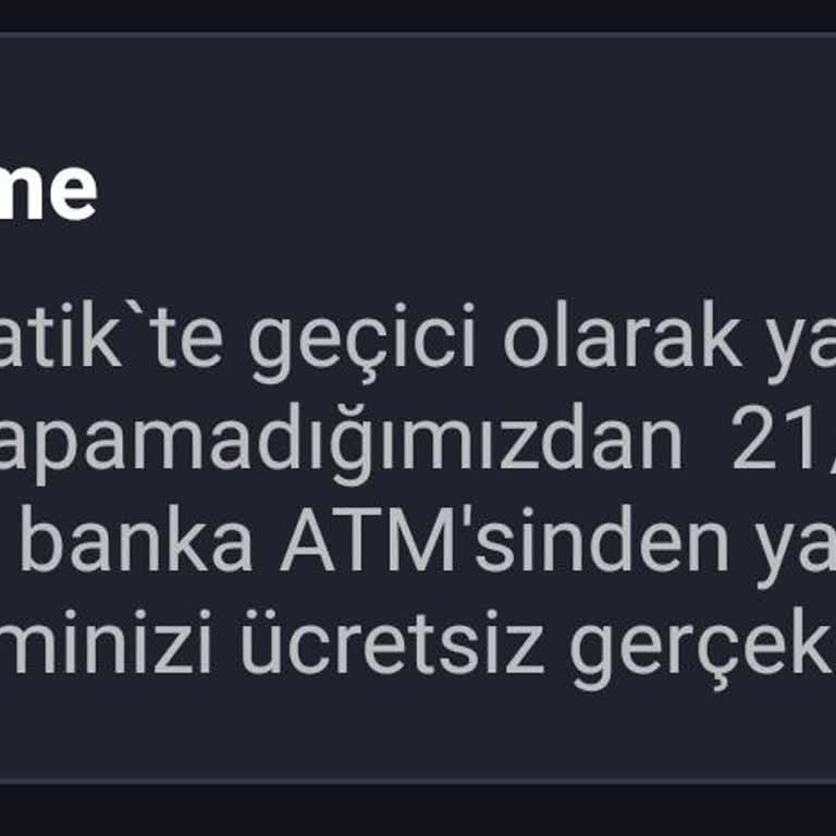 İş Bankası ATM'si Sürekli Arızalı Ve Kullanılamıyor
