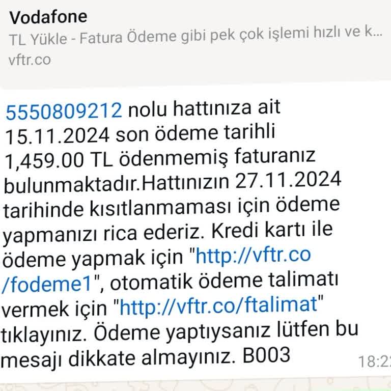Yanlış Yönlendirme İle Faturalı Hatta Geçiş Sorunu
