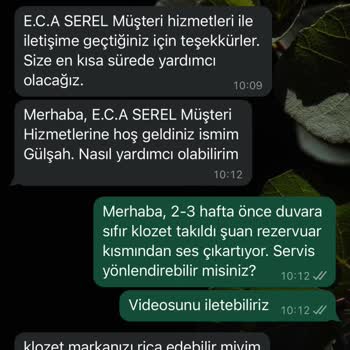 ECA Serel Rezervuarın Sürekli Su Kaçağı Sorunu
