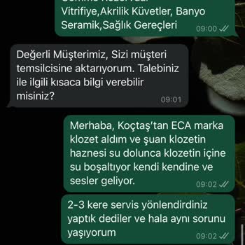 ECA Serel Rezervuarın Sürekli Su Kaçağı Sorunu