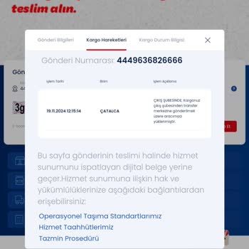 Kargo Takip Sorunu Ve Müşteri Hizmetleri Yetersizliği