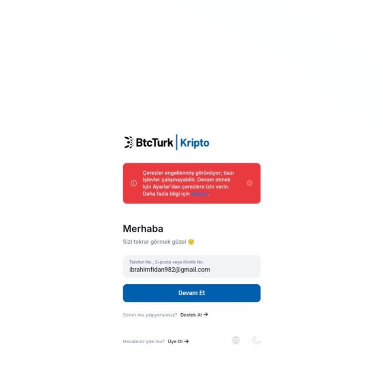 BTC Türk Destek Ekibinin İlgisizliği Ve Büyük Zarar