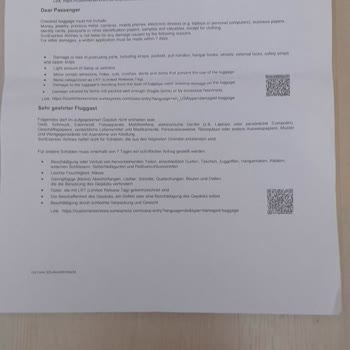 Valiz Hasarı Ve Yetersiz Müşteri Hizmeti