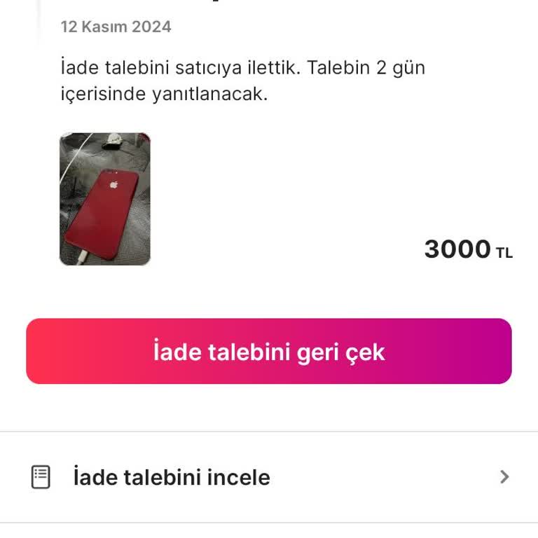 Arızalı Telefon Ve İade Sorunu
