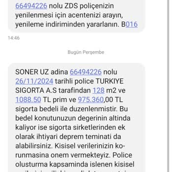 İzinsiz Sigorta Poliçesi Tahsilatı Ve İptal Talebi