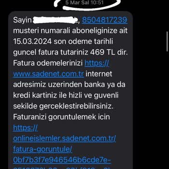 Sadenet Müşteri Hizmetlerine Ulaşamama Ve Onaysız Fiyat Değişiklikleri