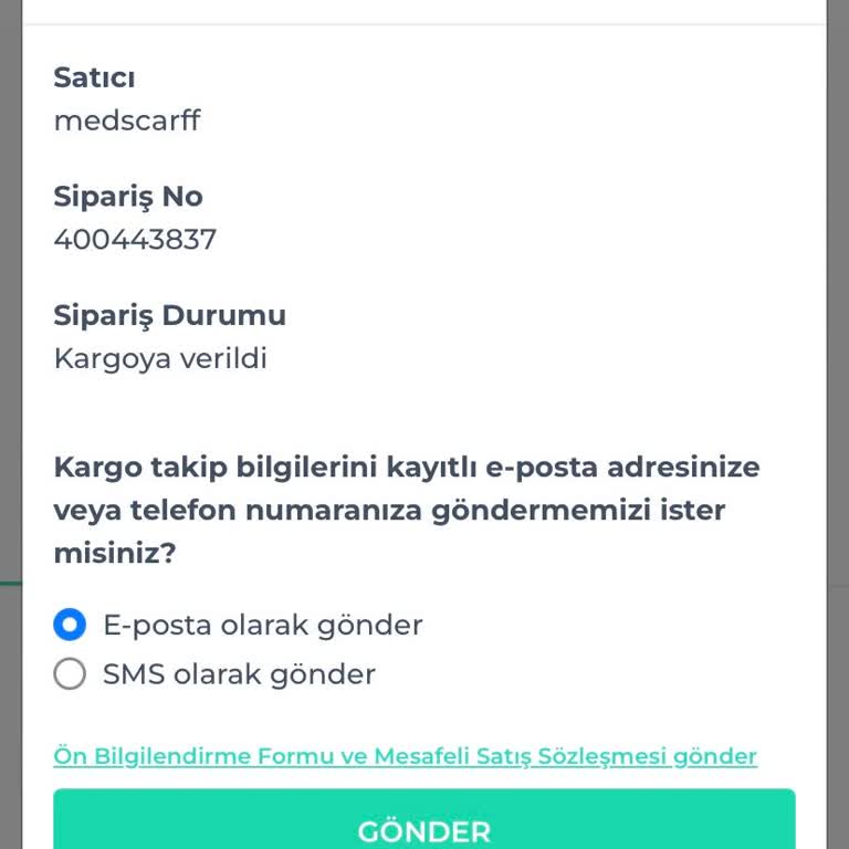 Kargo Bilgilendirmesi Eksikliği