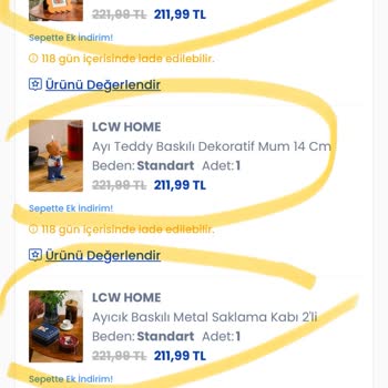 LCW Online Alışverişte Eksik Ürün Sorunu