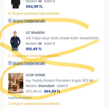 LCW Online Alışverişte Eksik Ürün Sorunu