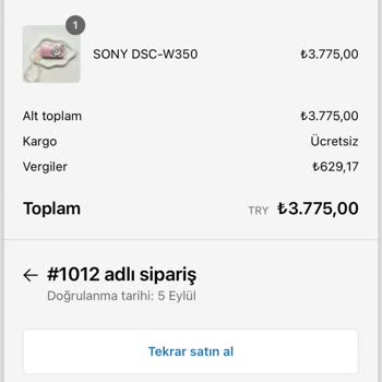 Diji Cam'dan Aldığım Ürün Yerine Yanlış Kargo Geldi