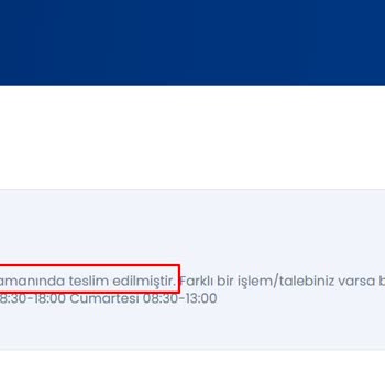 Aras Kargo'nun Kayıp Sipariş Ve Çözülmeyen Şikayet Süreci