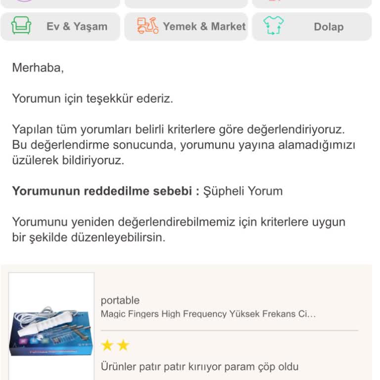 Trendyol Yorumlarım Neden Yayınlanmıyor?