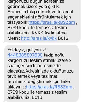 Aras Kargo'nun Teslimat Karmaşası