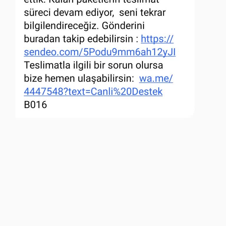 Kayıp Kargo Ve İletişim Sorunları