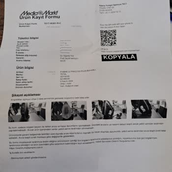 Media Markt'tan Aldığım Ütü Ayıplı Çıktı, İade Sorunu Yaşıyorum