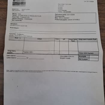 Media Markt'tan Aldığım Ütü Ayıplı Çıktı, İade Sorunu Yaşıyorum