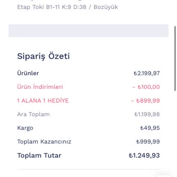 Penti'den Eksik Ürün Ve İade Sorunu