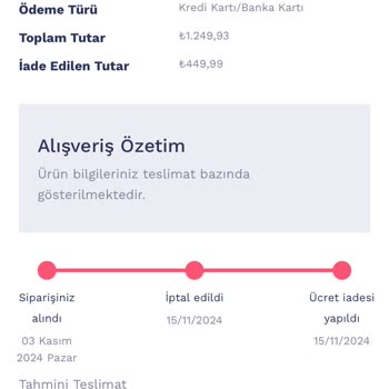 Penti'den Eksik Ürün Ve İade Sorunu