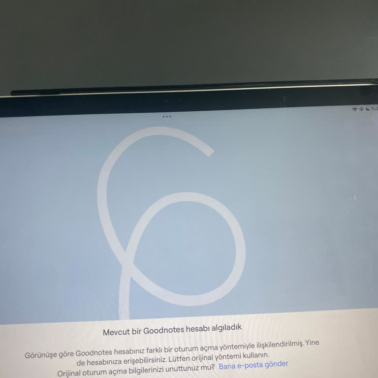 Good Notes 6 Premium Hesap Giriş Sorunu