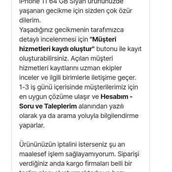 Hepsiburada'da İptal Ve İade Sorunu: Müşteri Hizmetleri Yetersiz