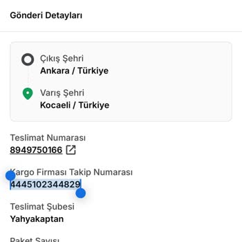 Kargo Teslimatında Büyük Gecikme Ve İletişim Sorunları