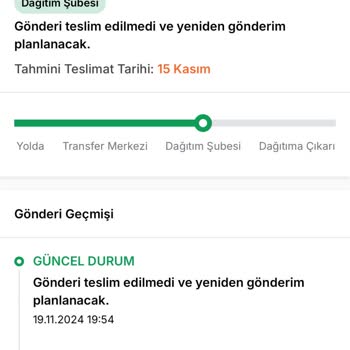 Kargo Teslimatında Büyük Gecikme Ve İletişim Sorunları
