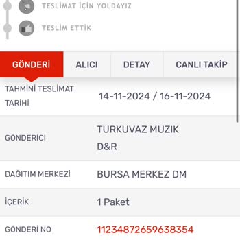 Kargom Sende İle Teslimat Sorunu Ve İletişimsizlik