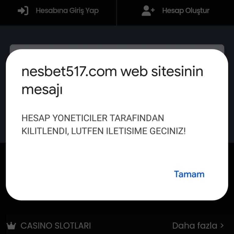 Nesbet Bahis Sitesinde Hesap Kilitlenmesi Ve İletişim Sorunu