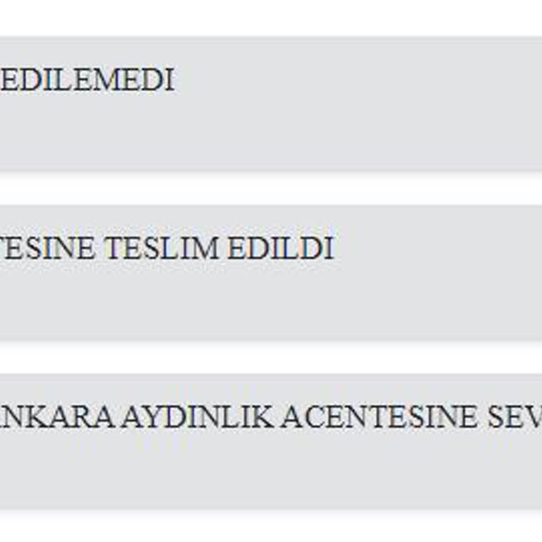 Kargo Teslimatında İletişim Sorunu