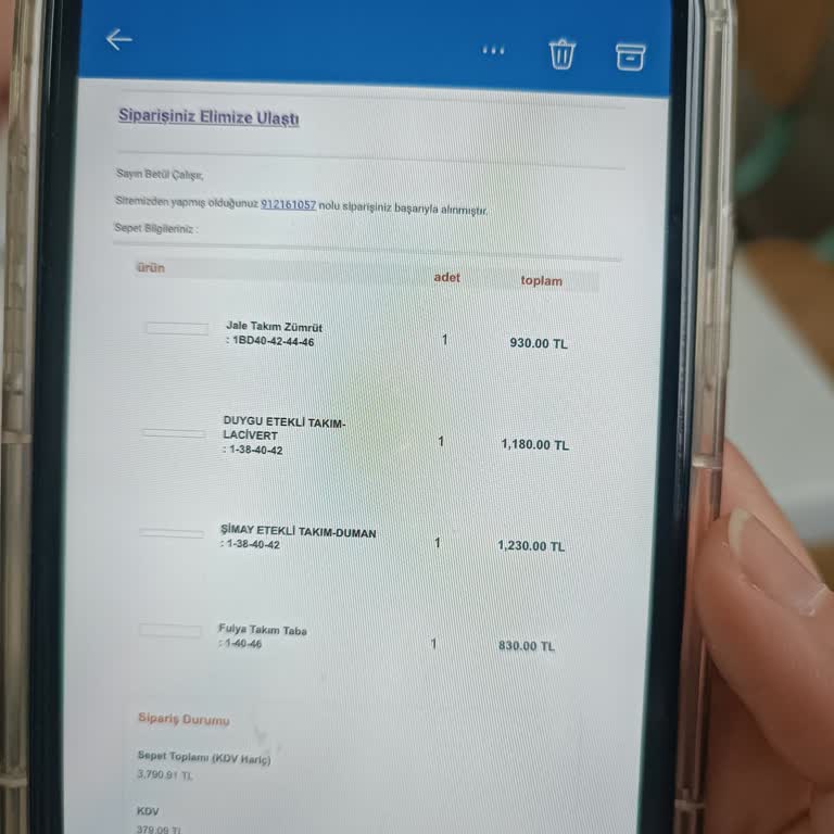 Eksik Ürün Teslimatı Ve İletişim Sorunları