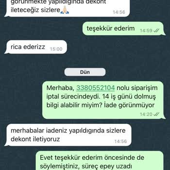 İade Sürecinde Gecikme Ve Kötü İletişim Deneyimi