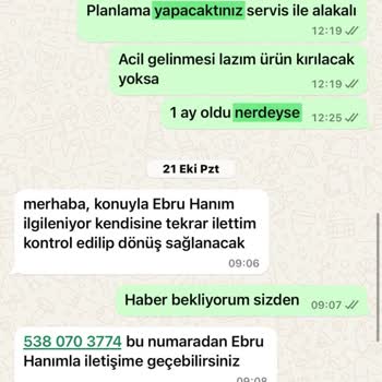 Genç Odası Mobilyasında Vidalama Problemi Ve Geciken Servis