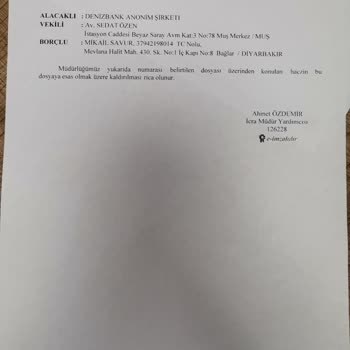 Haciz Kaldırma İşleminde Yaşanan Sorunlar